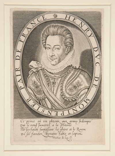 Henri de Bourbon, hertug af Montpensier af Thomas de Leu