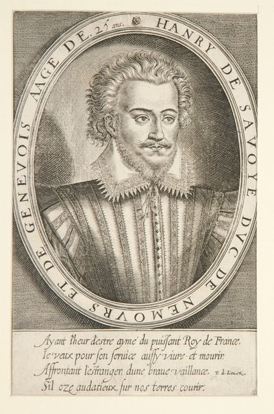 Henrik af Savoyen, hertug af Nemours af Thomas de Leu