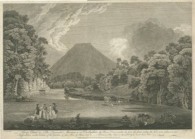 Dovedale - Thorpe Cloud: gravering, nd [c 1766] (tryk) af Thomas of Derby (after) Smith
