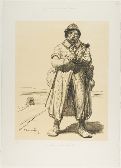 En veteran fra den gamle garde af Théophile Alexandre Pierre Steinlen