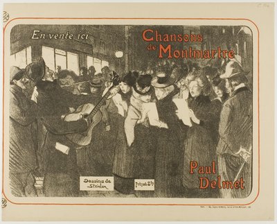Sange fra Montmartre af Théophile Alexandre Pierre Steinlen