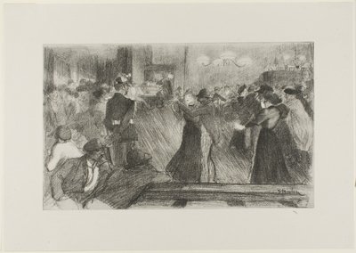 Dansesal af Théophile Alexandre Pierre Steinlen