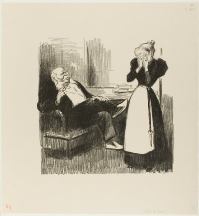 Frihed fra arbejde af Théophile Alexandre Pierre Steinlen