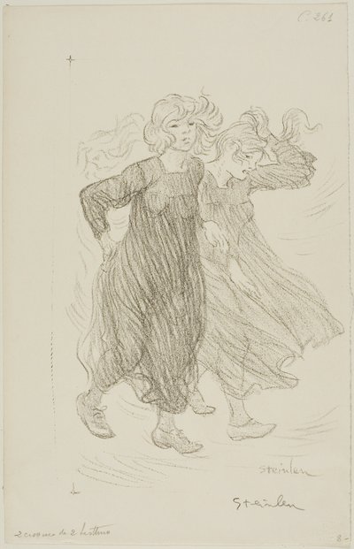 Et vindpust af Théophile Alexandre Pierre Steinlen