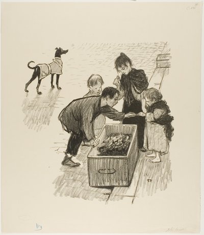 High society! af Théophile Alexandre Pierre Steinlen