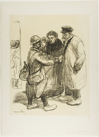 Man vænner sig ikke til det af Théophile Alexandre Pierre Steinlen