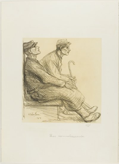 The Convalescents, planche to fra Actualités af Théophile Alexandre Pierre Steinlen