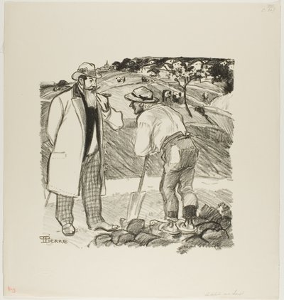 Inspektøren i marken af Théophile Alexandre Pierre Steinlen