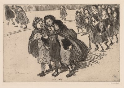 Kommer fra skolen af Théophile Alexandre Steinlen