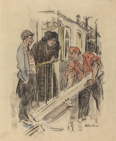 Sladder, slutningen af det 19.-begyndelsen af det 20. århundrede. af Théophile Alexandre Steinlen