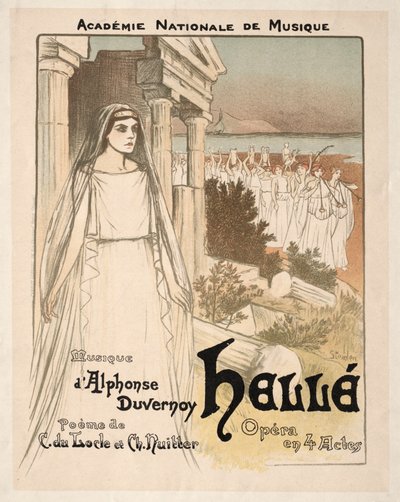 Hellé - Opera i 4 akter, 1896. af Théophile Alexandre Steinlen