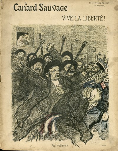 Illustration af Steinlen (1859-1923) til forsiden af Vildanden af Théophile Alexandre Steinlen