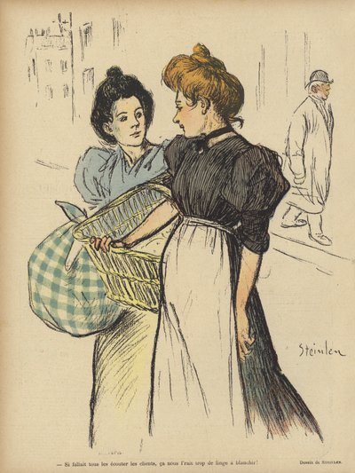 Illustration til Le Rire af Théophile Alexandre Steinlen