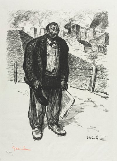 Den ærlige arbejder af Théophile Alexandre Steinlen