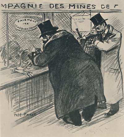Det opportunistiske flertal, 1919 af Théophile Alexandre Steinlen