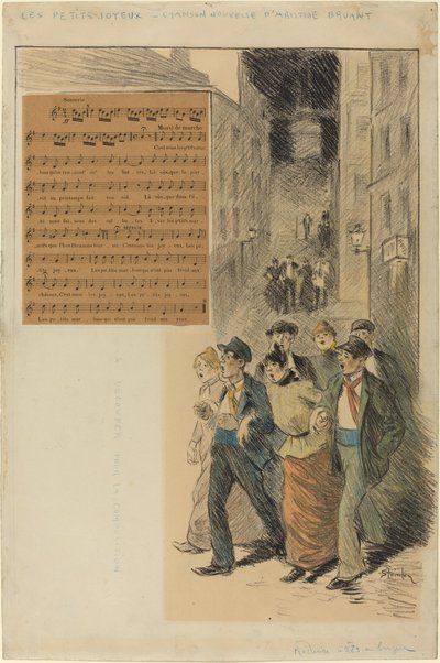 De glade små af Théophile Alexandre Steinlen