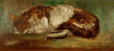 Th. A. Steinlen, sovende kat af Théophile Alexandre Steinlen