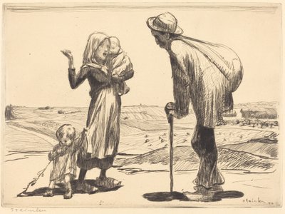 The Distant City The Distant City, 1914. af Théophile Alexandre Steinlen