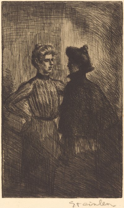 Mødet mødes, 1902. af Théophile Alexandre Steinlen