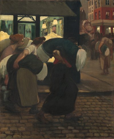 Vasketøjerne af Théophile Alexandre Steinlen