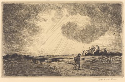 Tordenstorm af Théophile Alexandre Steinlen