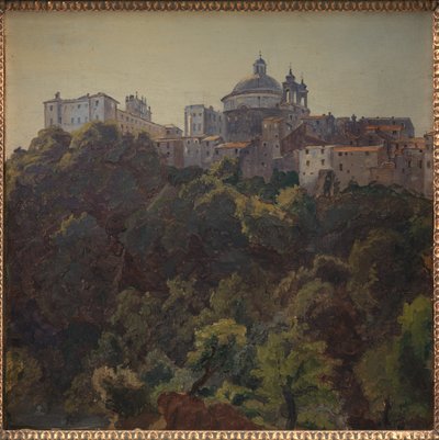 Udsigt mod Ariccia og Palazzo Chigi og S. Maria dell