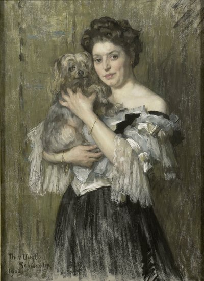 Mary Catherine Josephine Jordan (1866-1948). Hustru til maleren George Hendrik Breitner af Thérèse Schwartze