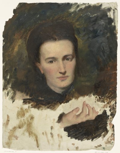 Portræt af en kvinde af Thérèse Schwartze