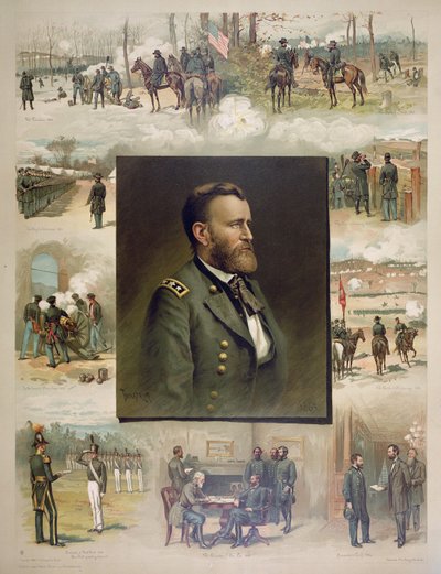 Bevilling fra West Point til Appomattox af Thure de (after) Thulstrup