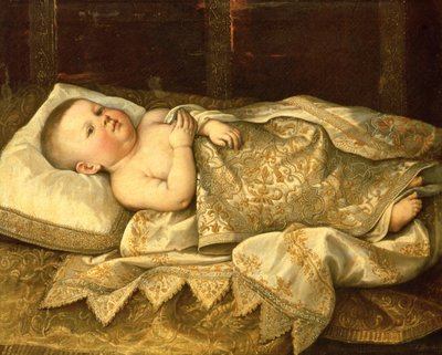 Portræt af prins Leopold de Medici som baby af Tiberio di Tito