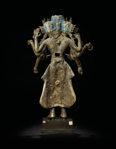 Ekadashalokeshvara-statuen af Tibetan School