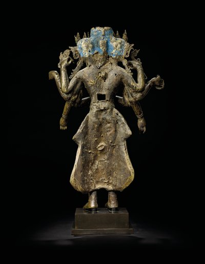 Ekadashalokeshvara-statuen af Tibetan School