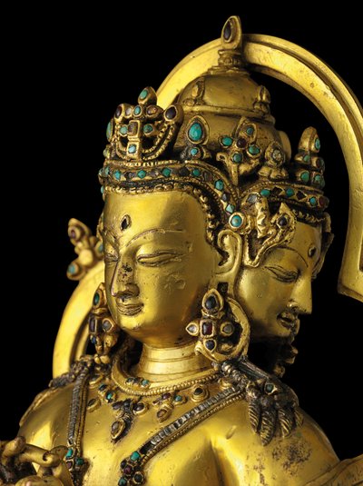 Figur af Vairochana, Densatil af Tibetan School