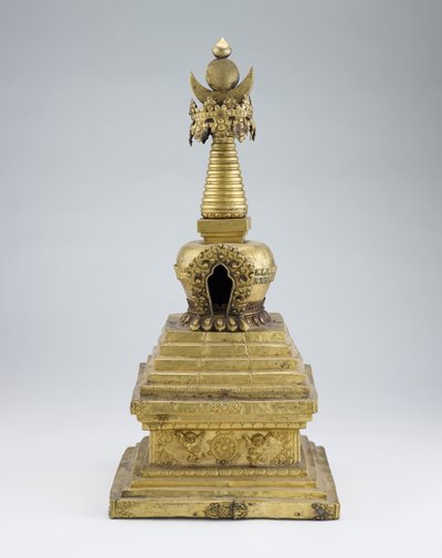 Stupa, slutningen af det 17.-begyndelsen af det 18. århundrede af Tibetan School