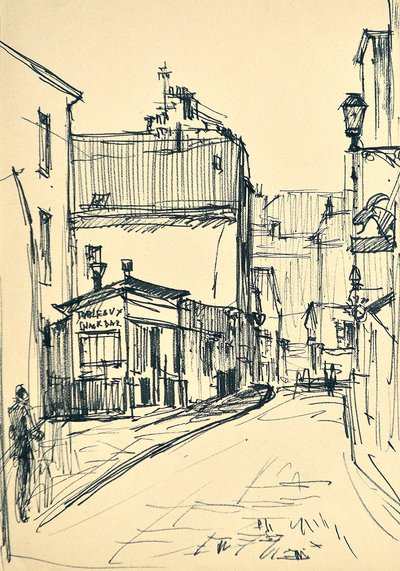 Chevalier de la Barre Street (Paris) af Tibor Dengyel