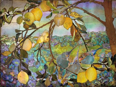 Favrile mosaikpanel, ca. 1910 af Tiffany Studios