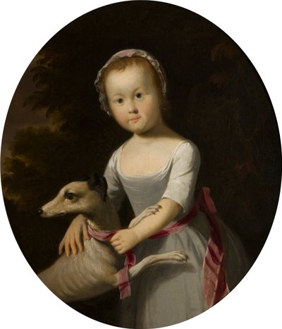 Portræt af Miss Charlotte Bridgeman som barn (1800-1877), ca. 1805-15 (olie på lærred) af Tilly Kettle