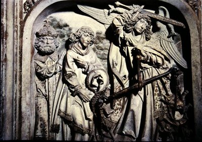 Grav af Henri II (973-1024) og hans kone Kunigunde, detalje af vejningen af Henri II