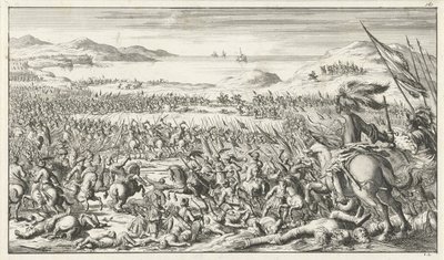 Slaget ved Ascalon den 12. august 1099, 1683 af Timotheus Ten Hoorn