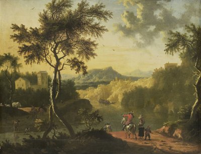 Italiensk Landskab af Timotheus de Graef (attributed to)