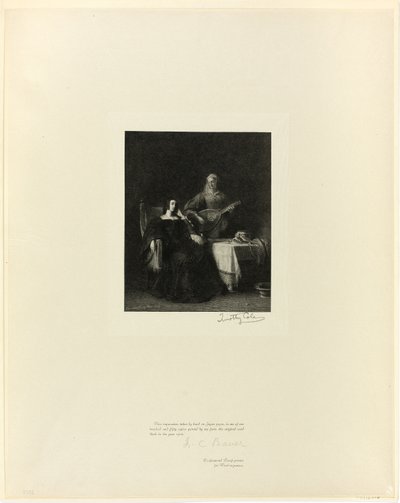 Catherine af Aragon og hendes stuepige, fra Old English Masters af Timothy Cole
