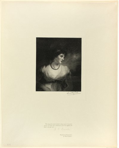 Grevinde af Oxford, fra Old English Masters af Timothy Cole