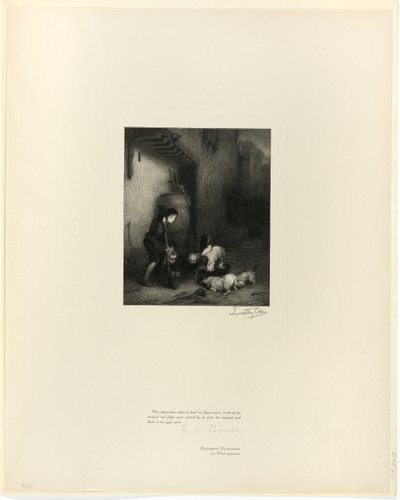 Grave efter rotter, fra Old English Masters af Timothy Cole