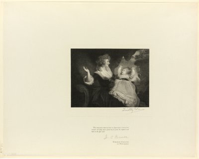 Hertuginde af Devonshire og barn, fra Old English Masters af Timothy Cole