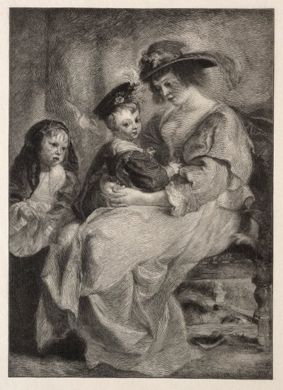 Helen Fourment og hendes børn, 1894. af Timothy Cole