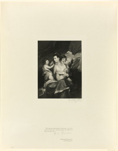 Lady Cockburn og familie, fra Old English Masters af Timothy Cole