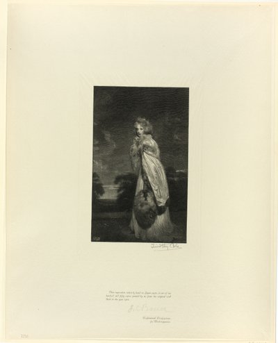 Lady Derby (Miss Farren), fra Old English Masters af Timothy Cole
