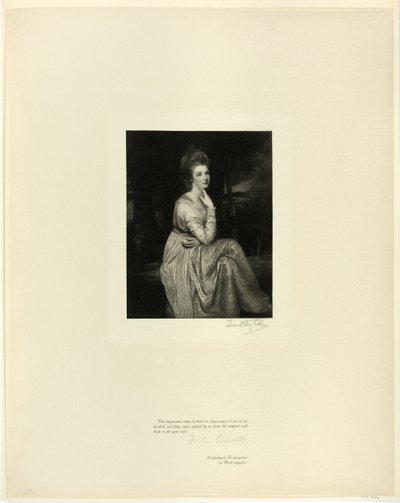 Lady Derby, fra Old English Masters af Timothy Cole