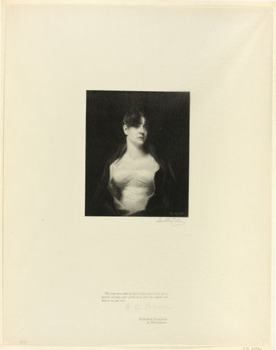Mrs. R. Scott Moncrieff, fra Old English Masters af Timothy Cole