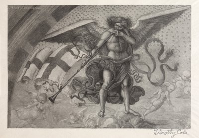 Old Italian Masters: Angel Sounding a Trumpet, 1888-1892. af Timothy Cole